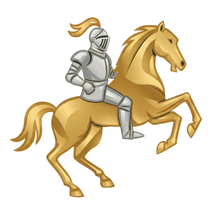 Knight on horseback